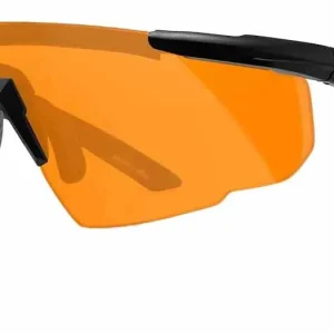 Wiley X Schießbrille Saber Advanced Set Gläser grau, klar, helles orange, Gestell matt schwarz Begrenztes Angebot